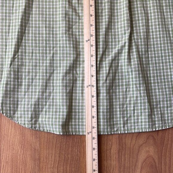 Eddie Bauer Men’s Blue 100% Cotton Plaid Short Sleeve Casual Button Down… - Picture 12 of 14